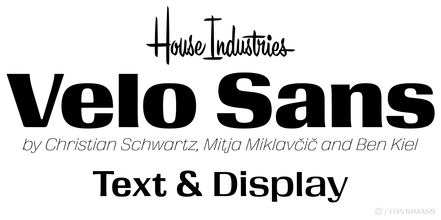Пример шрифта Velo Sans Display Italic